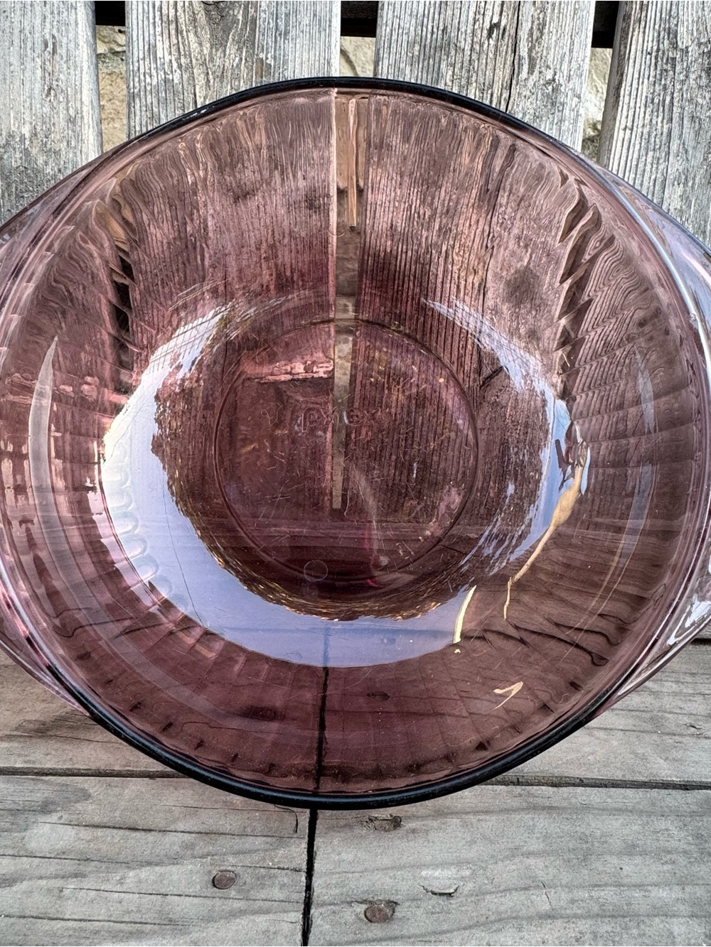 Pyrex Purple Glass Mixing Bowl
